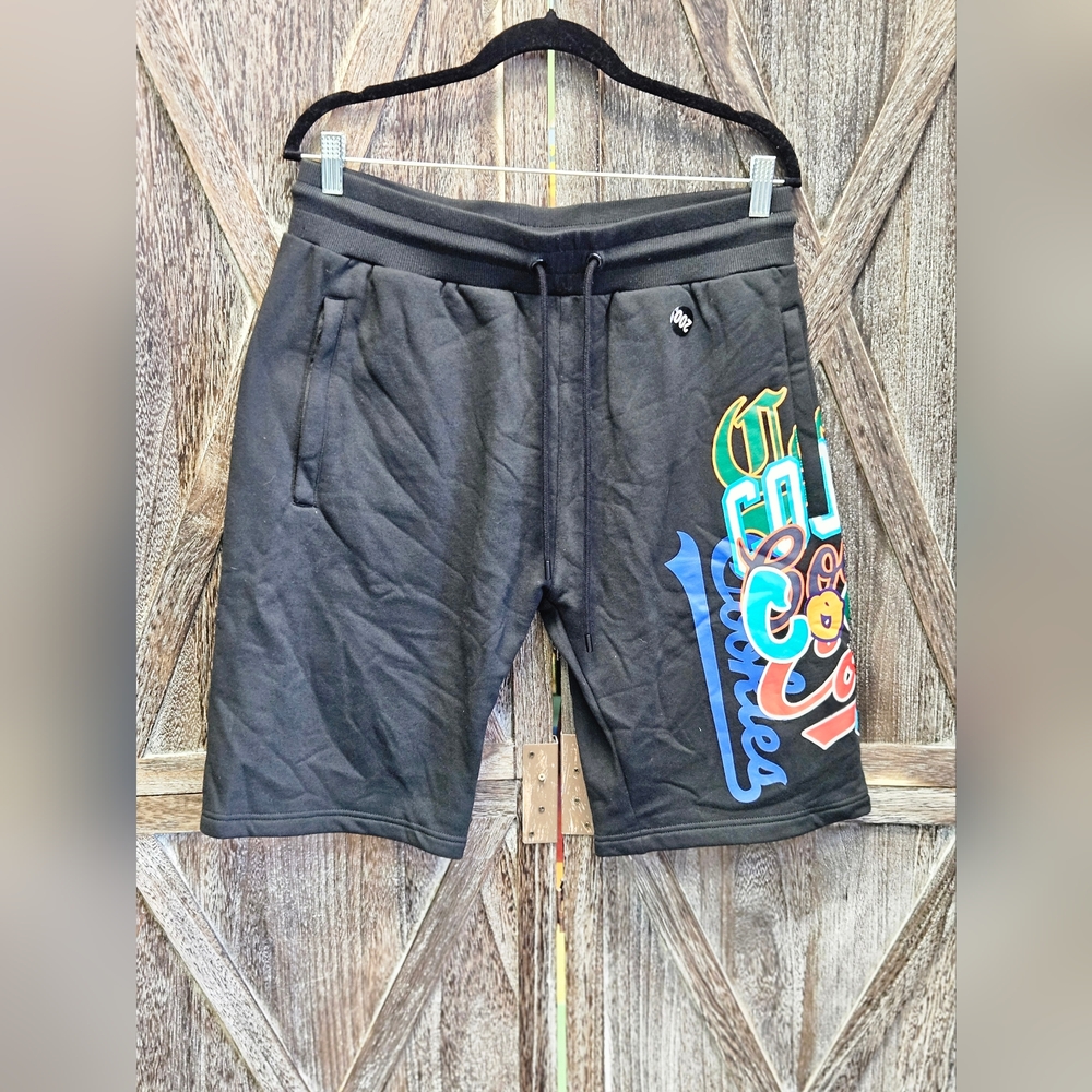 NWT Sweatshort Cookies Infamous Fleece Zipper Pockets SIZE LG